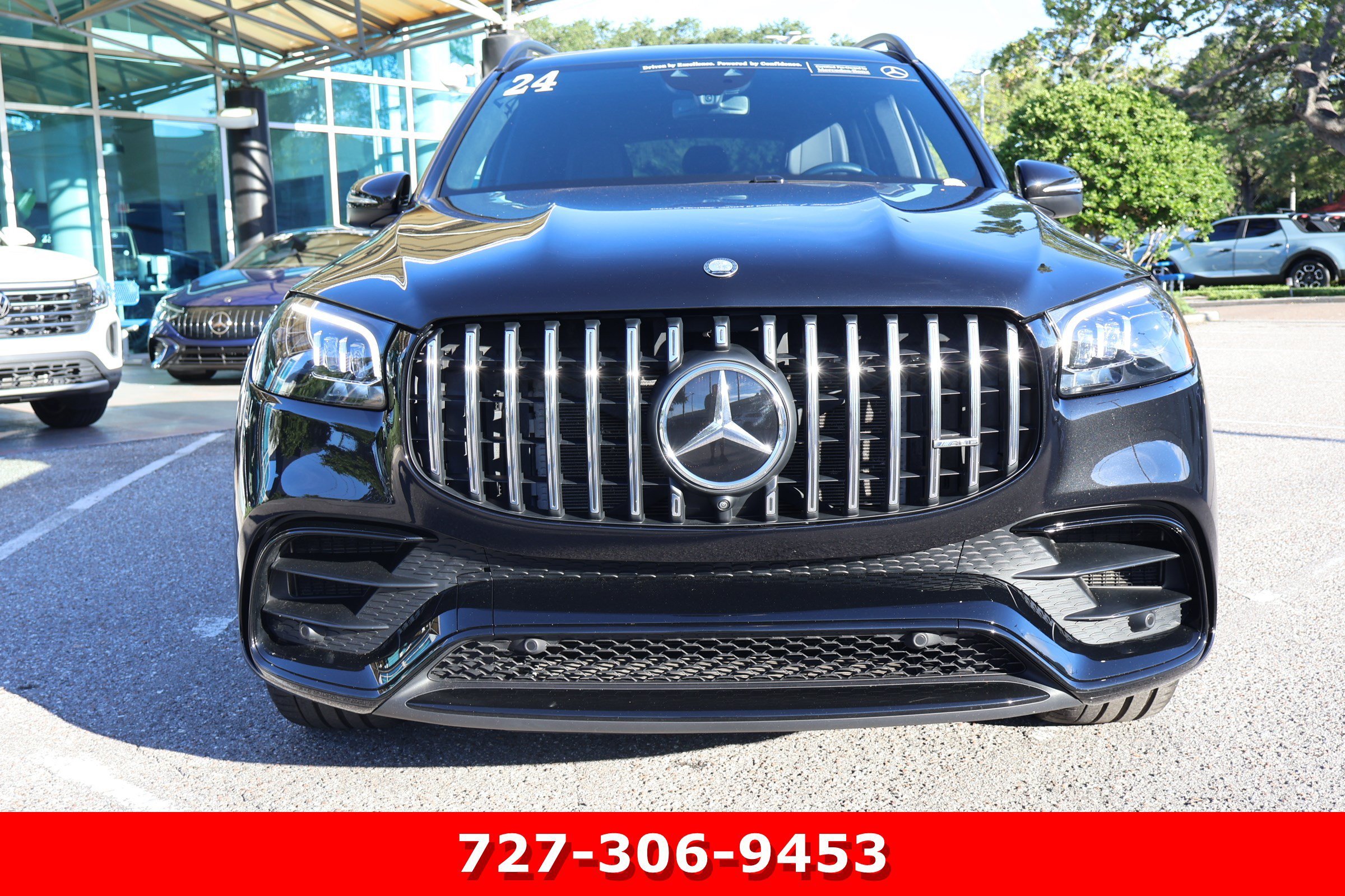 Certified Used 2024 Obsidian Black Metallic Mercedes-Benz AMG® GLS 63 image 14