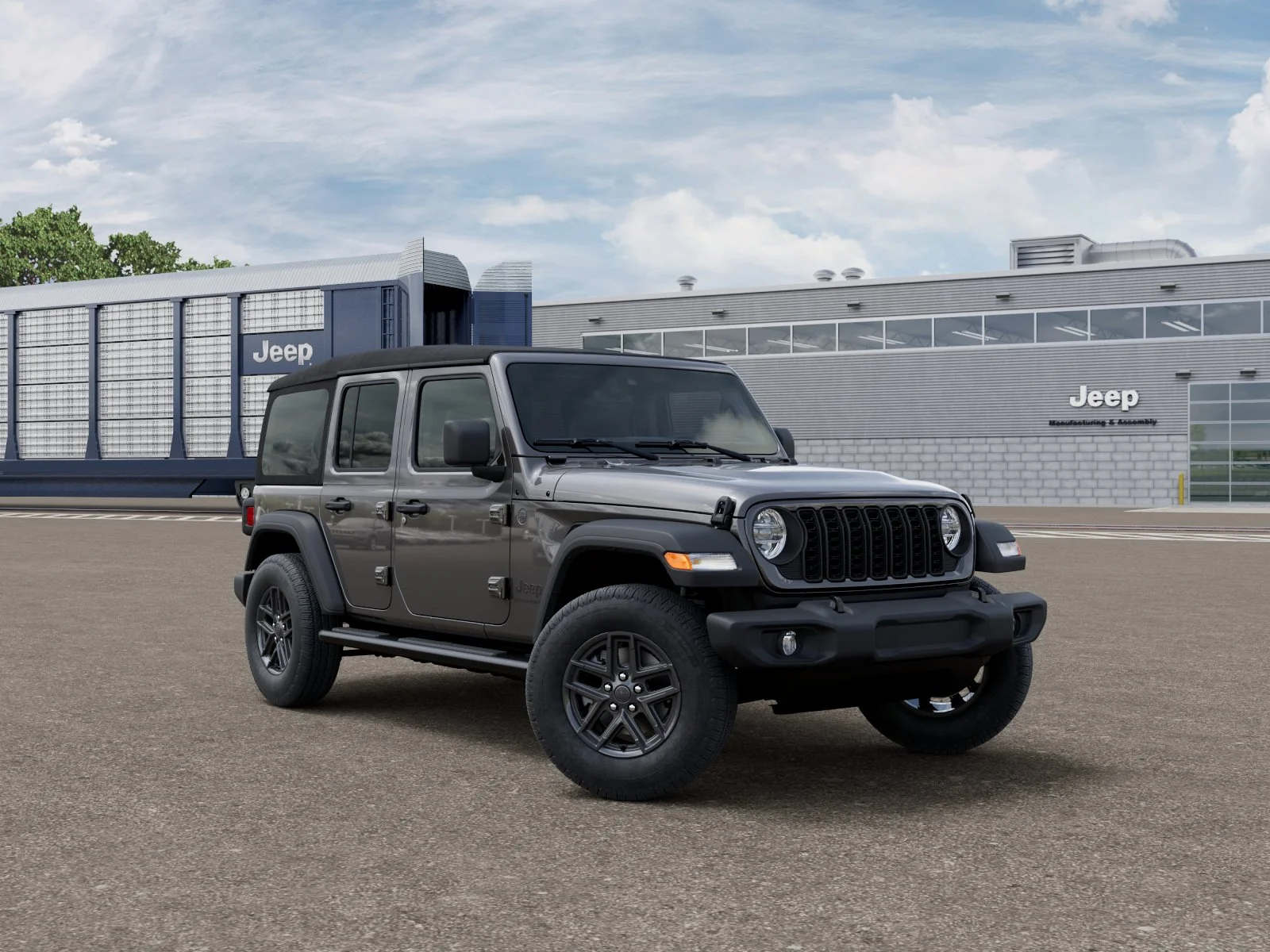 New 2027 Granite Crystal Metallic Clear-Coat Paint Jeep Sport S image 3