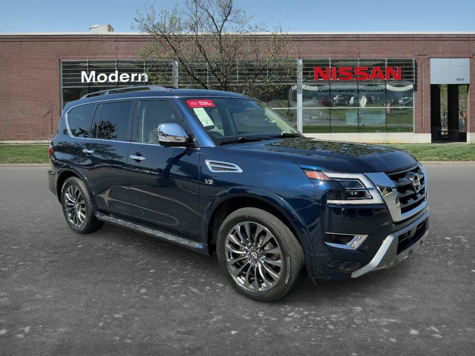 Used 2022 Hermosa Blue Pearl Nissan Platinum image 5