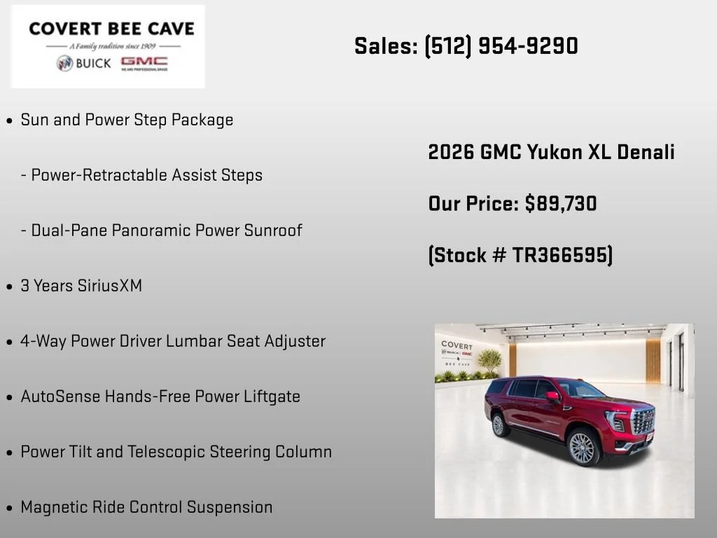 New 2026 Volcanic Red Tintcoat GMC Denali image 19