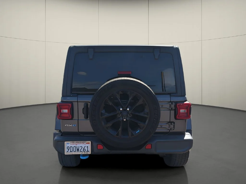Used 2022 Gray Jeep Unlimited Sahara 4xe image 6
