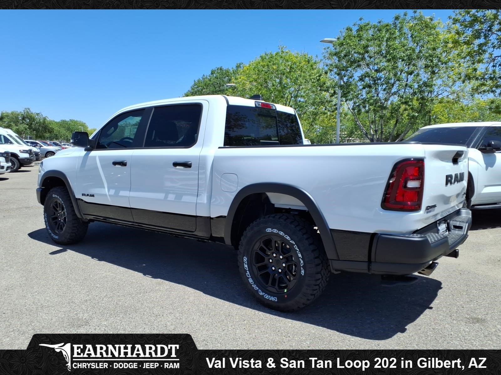 New 2026 Bright White Clear-Coat Exterior Paint RAM Rebel image 4