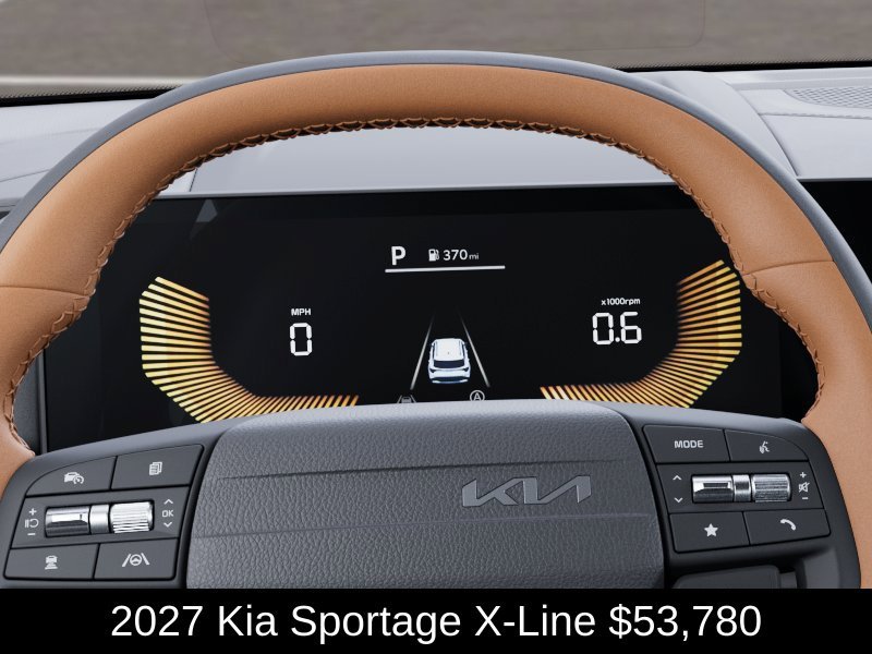 New 2027 Glacial White Pearl/Ebony Black Roof Kia X-Line image 21