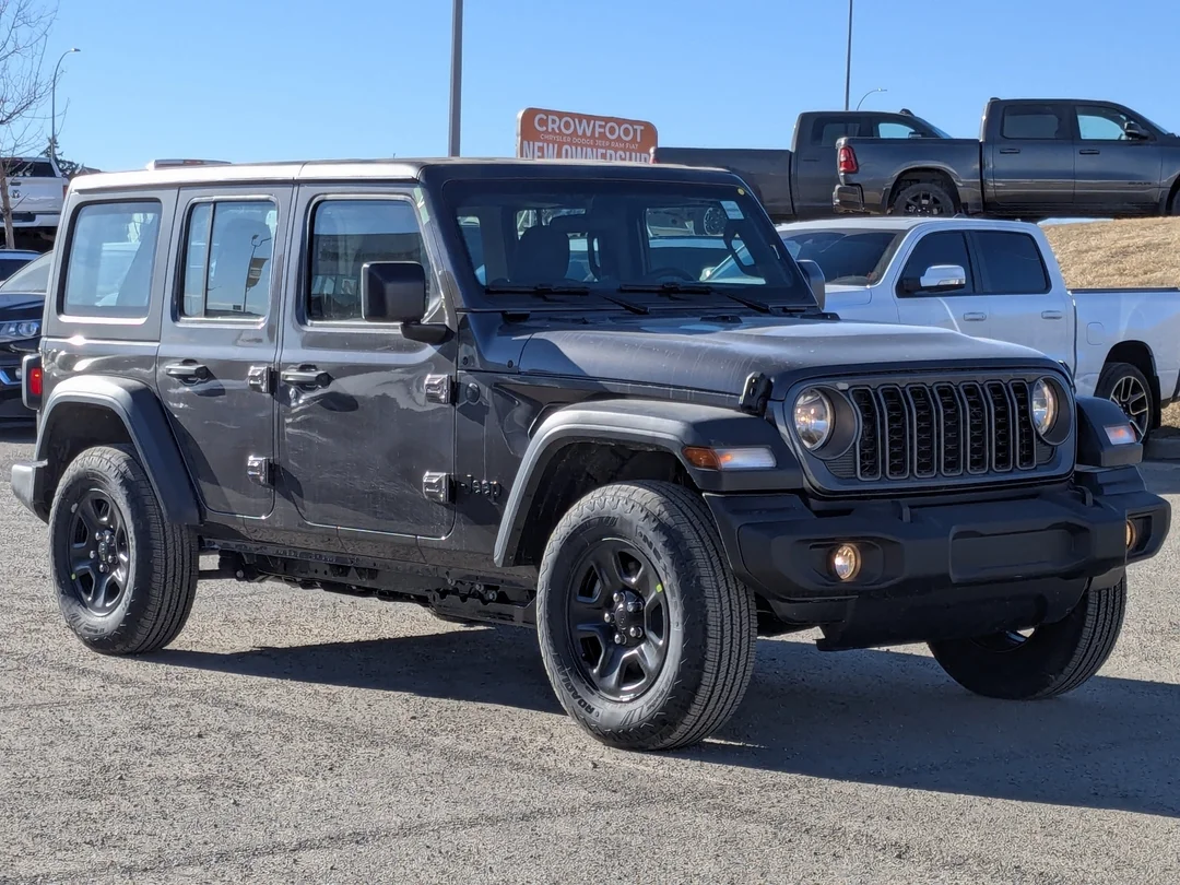 New 2026 Grey Jeep Sport - - 4x4 - 3.6L V6 Engine - 12.3 Uconnect 5 - 3- Piece Hardtop & More! image 2