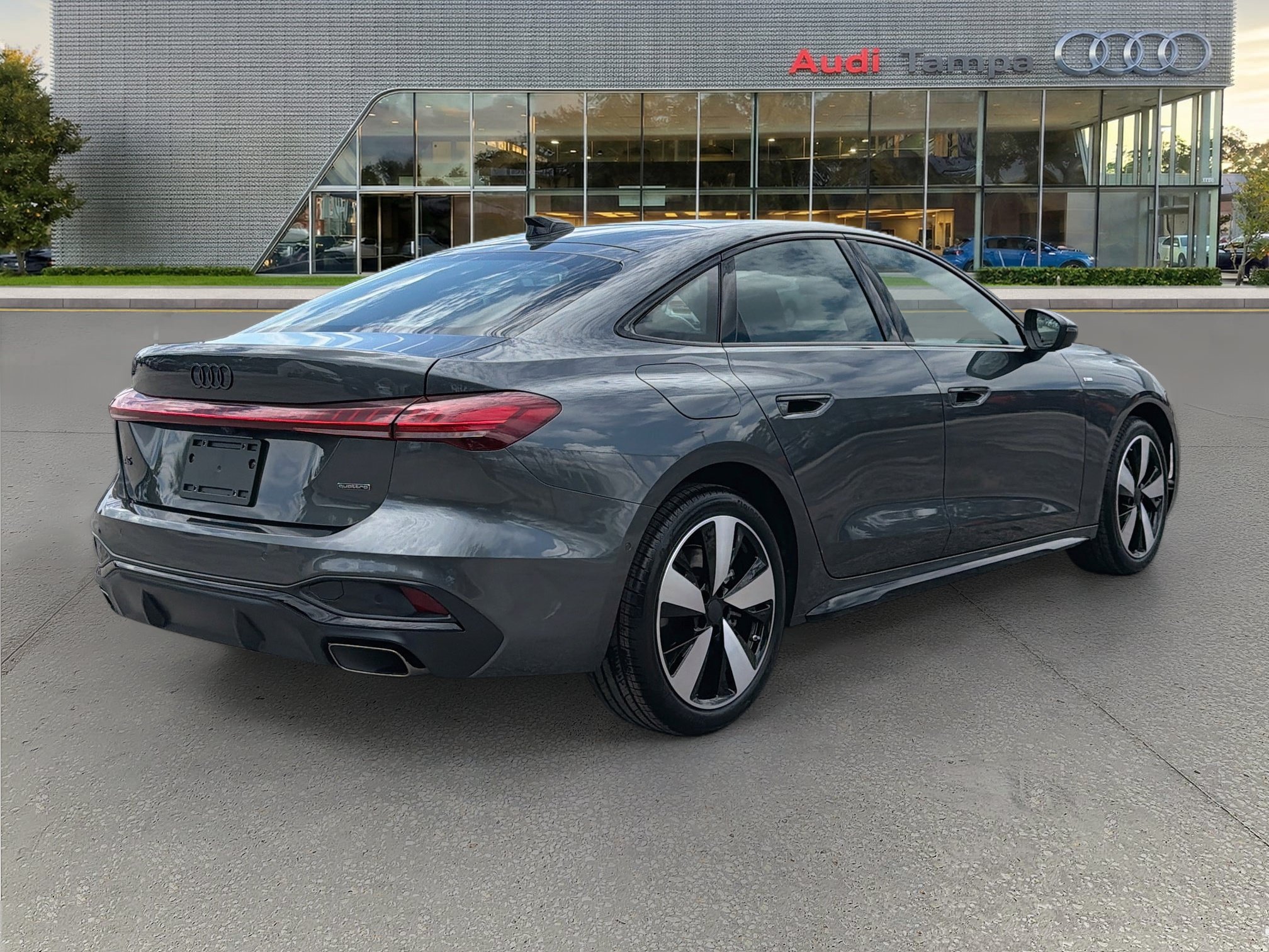 New 2026 Daytona Gray Pearl Effect Audi Premium Plus image 3