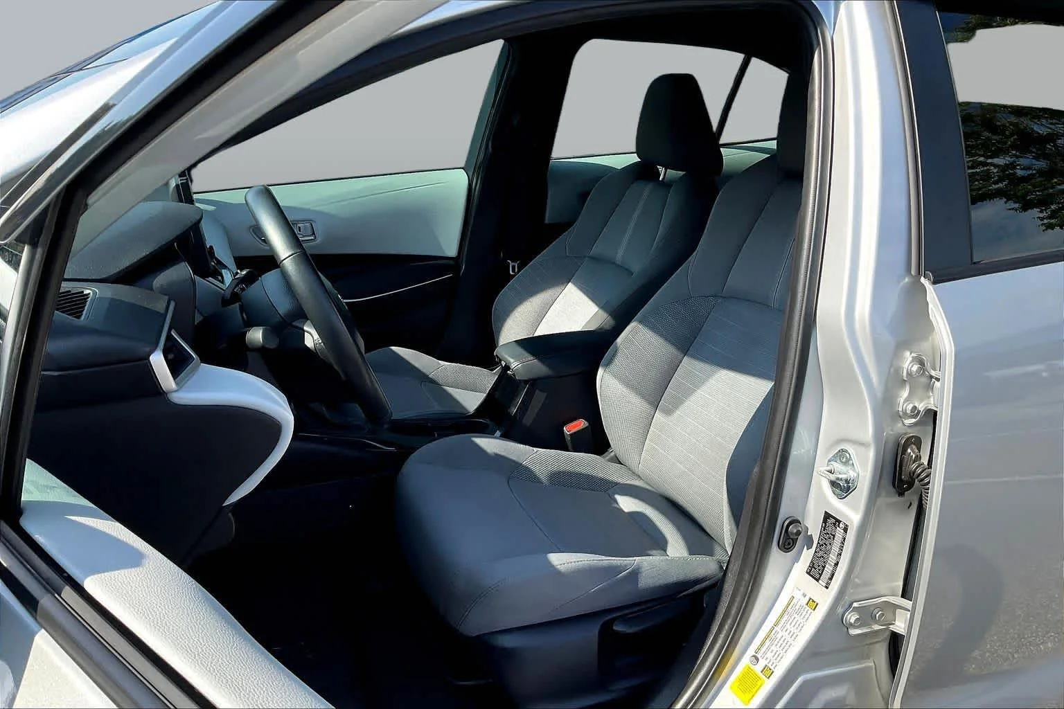 Used 2025 Classic Silver Metallic Toyota SE image 8
