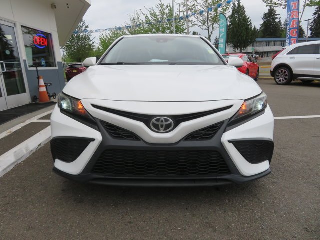 Used 2021 Super White Toyota SE image 7