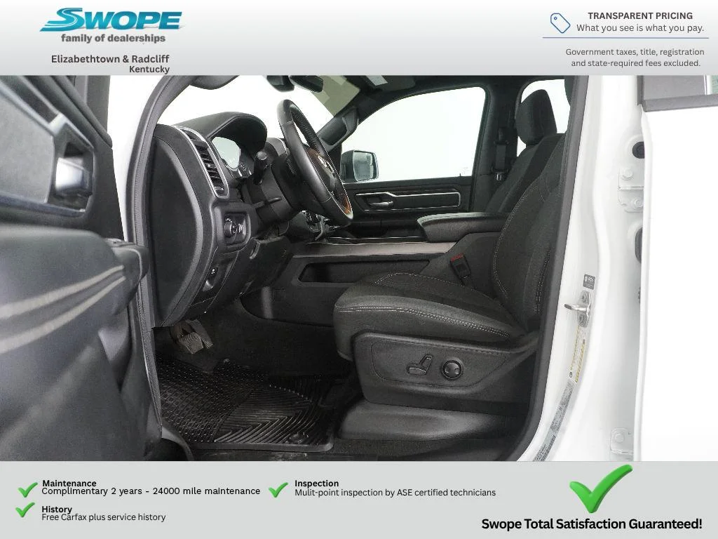 Used 2023 Bright White Clearcoat Ram Big Horn image 12