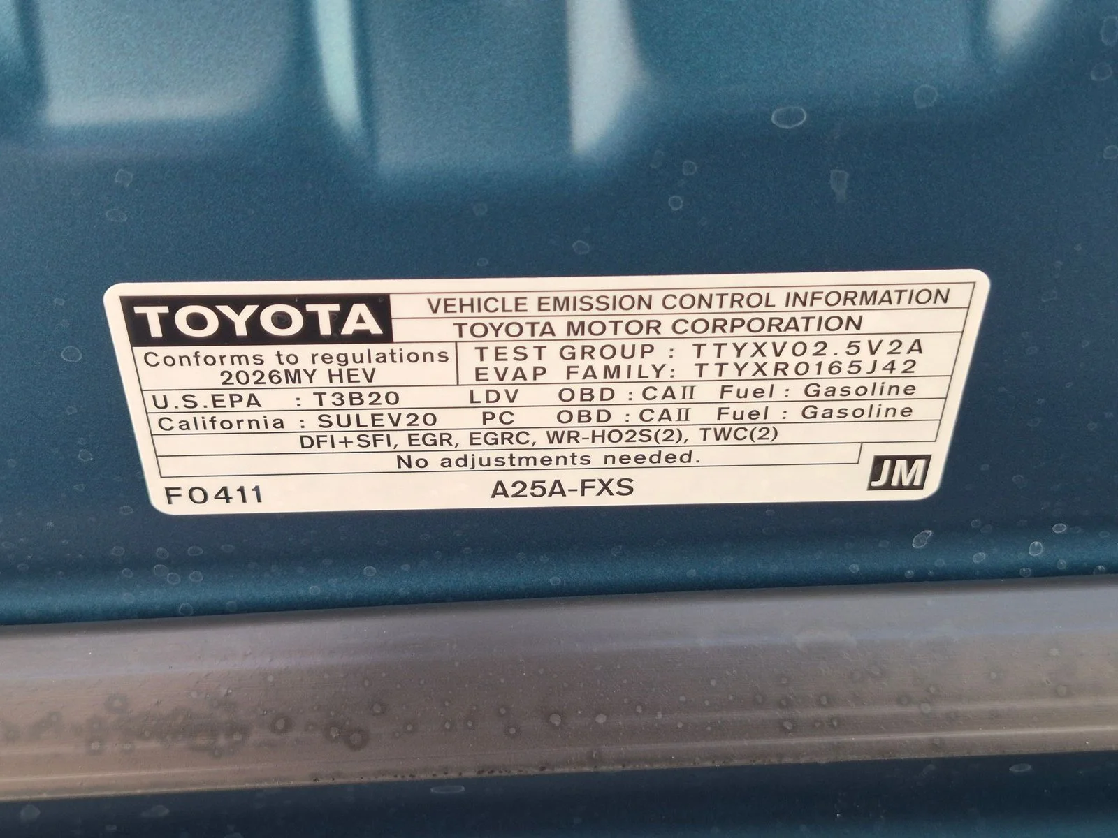 Used 2026 Ocean Gem Toyota LE image 23