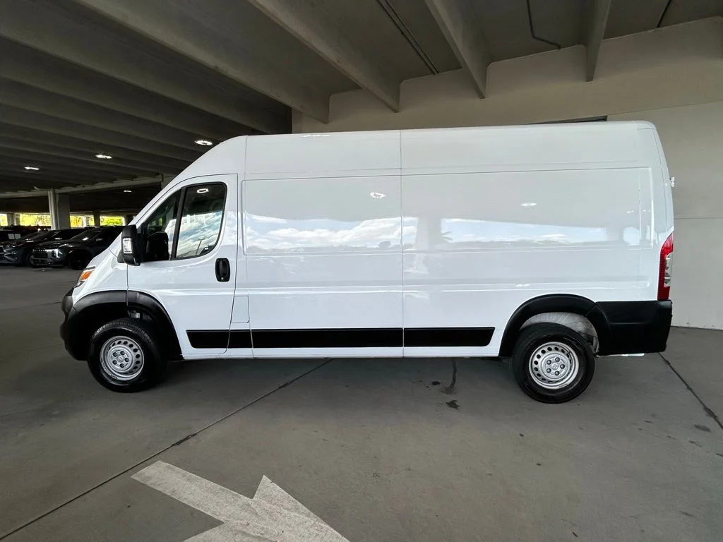 Used 2025 Bright White Clearcoat Ram High Roof image 2