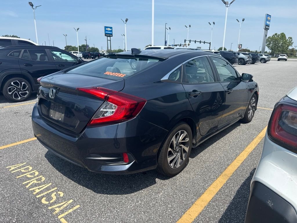 Used 2018 Blue Honda EX image 3