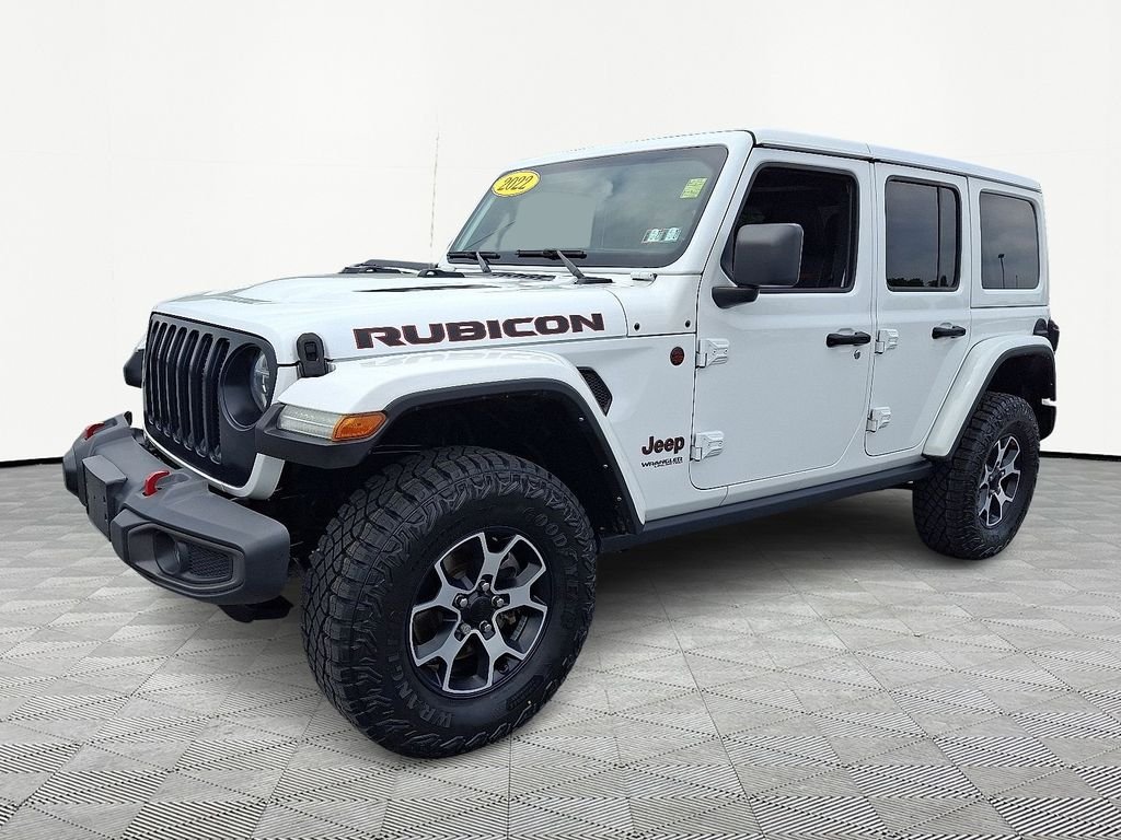 Used 2022 White Jeep Unlimited Rubicon image 3