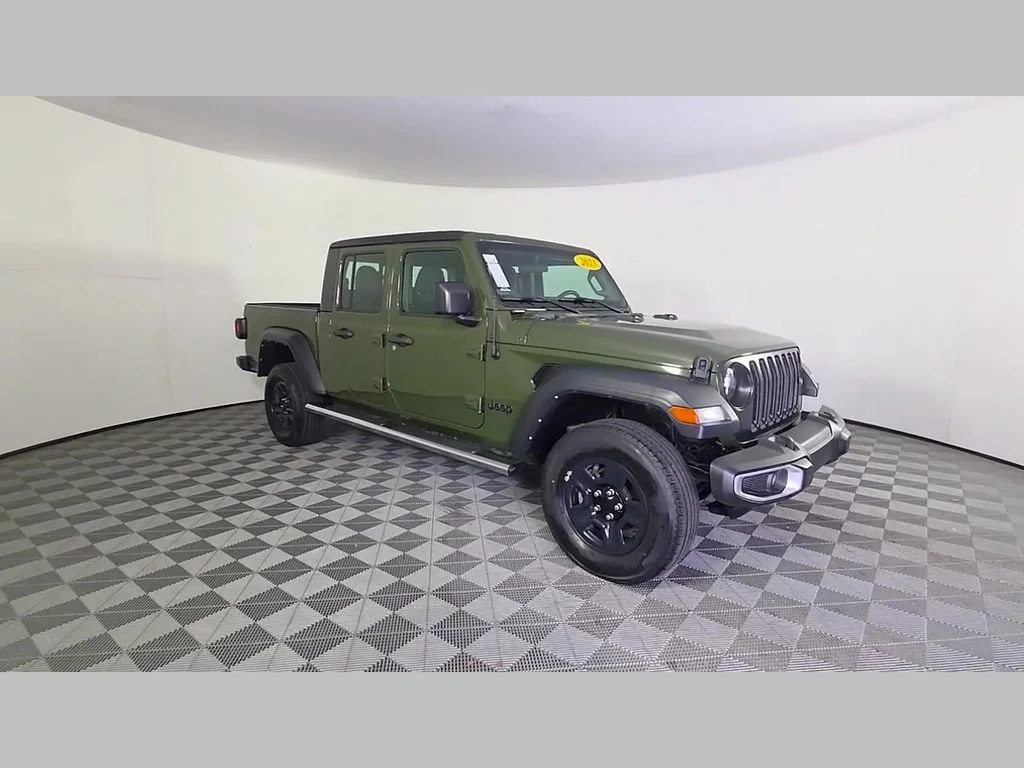 Used 2023 Sarge Green Clearcoat Jeep Sport image 53