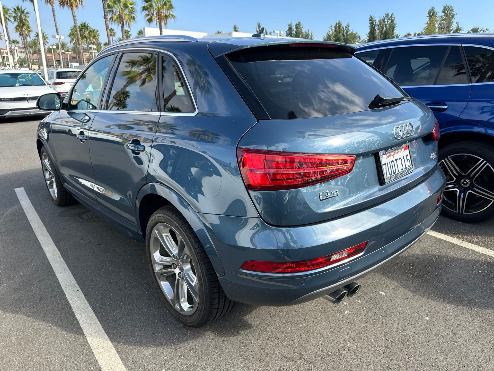 Used 2017 Blue Audi 2.0T Premium Plus image 10