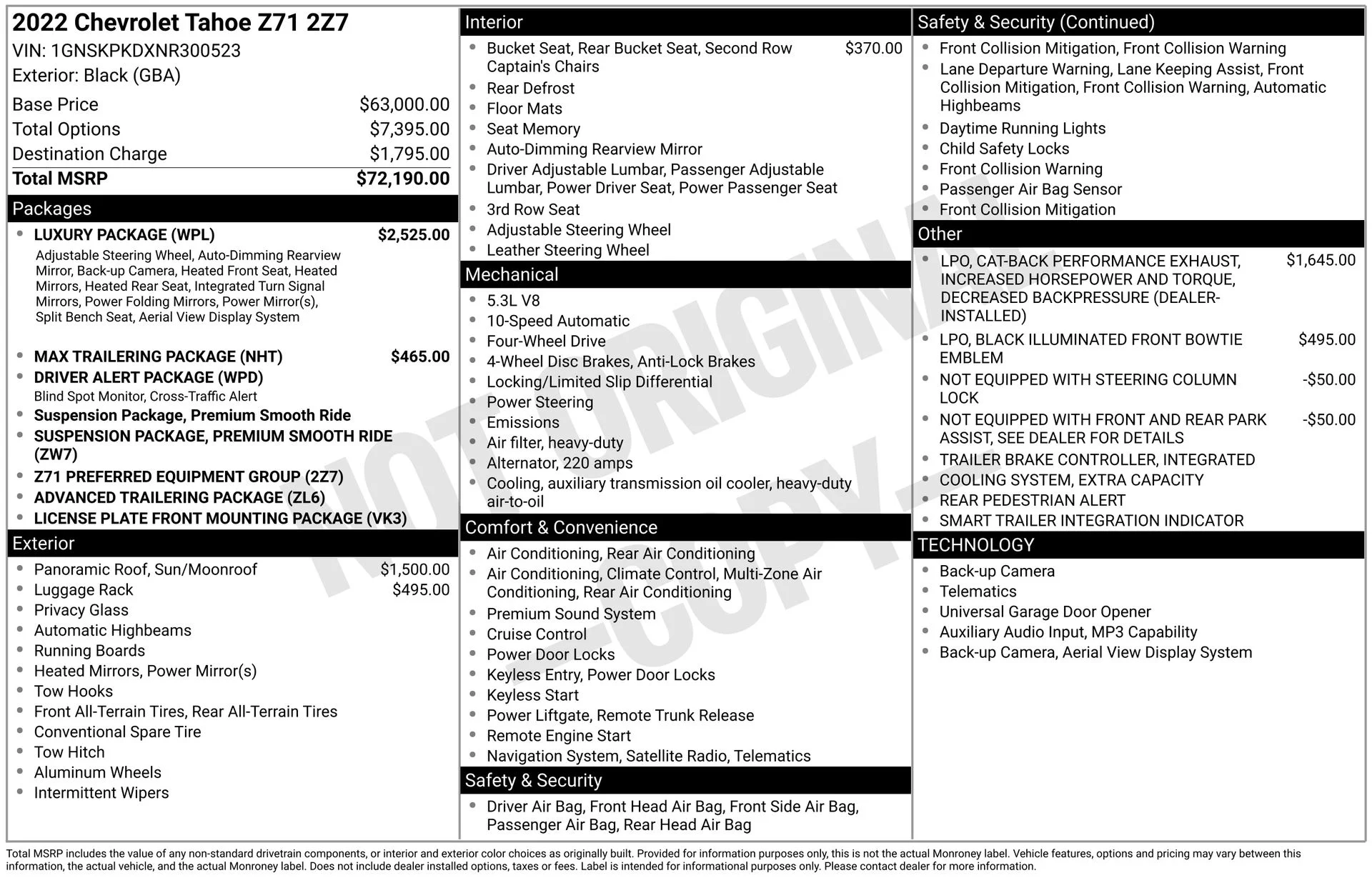 Used 2022 Black Chevrolet Z71 image 45
