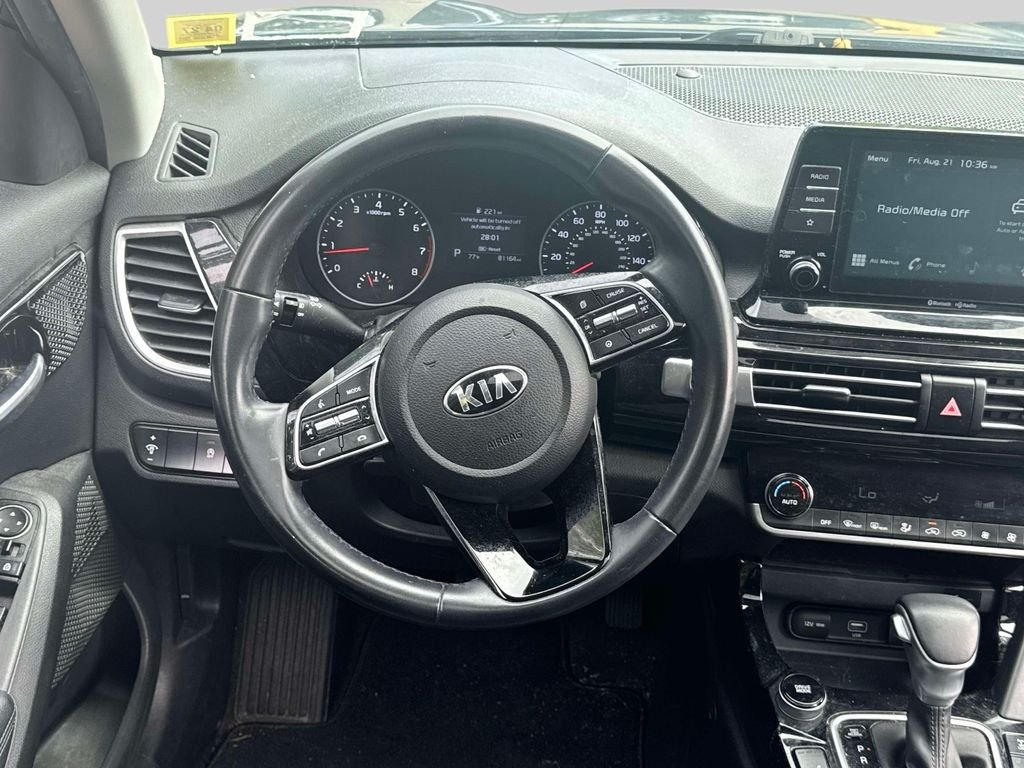 Used 2021 Blue Kia EX image 13