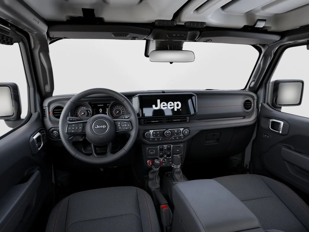 New 2026 Bright White Clear-Coat Exterior Paint Jeep Rubicon image 16