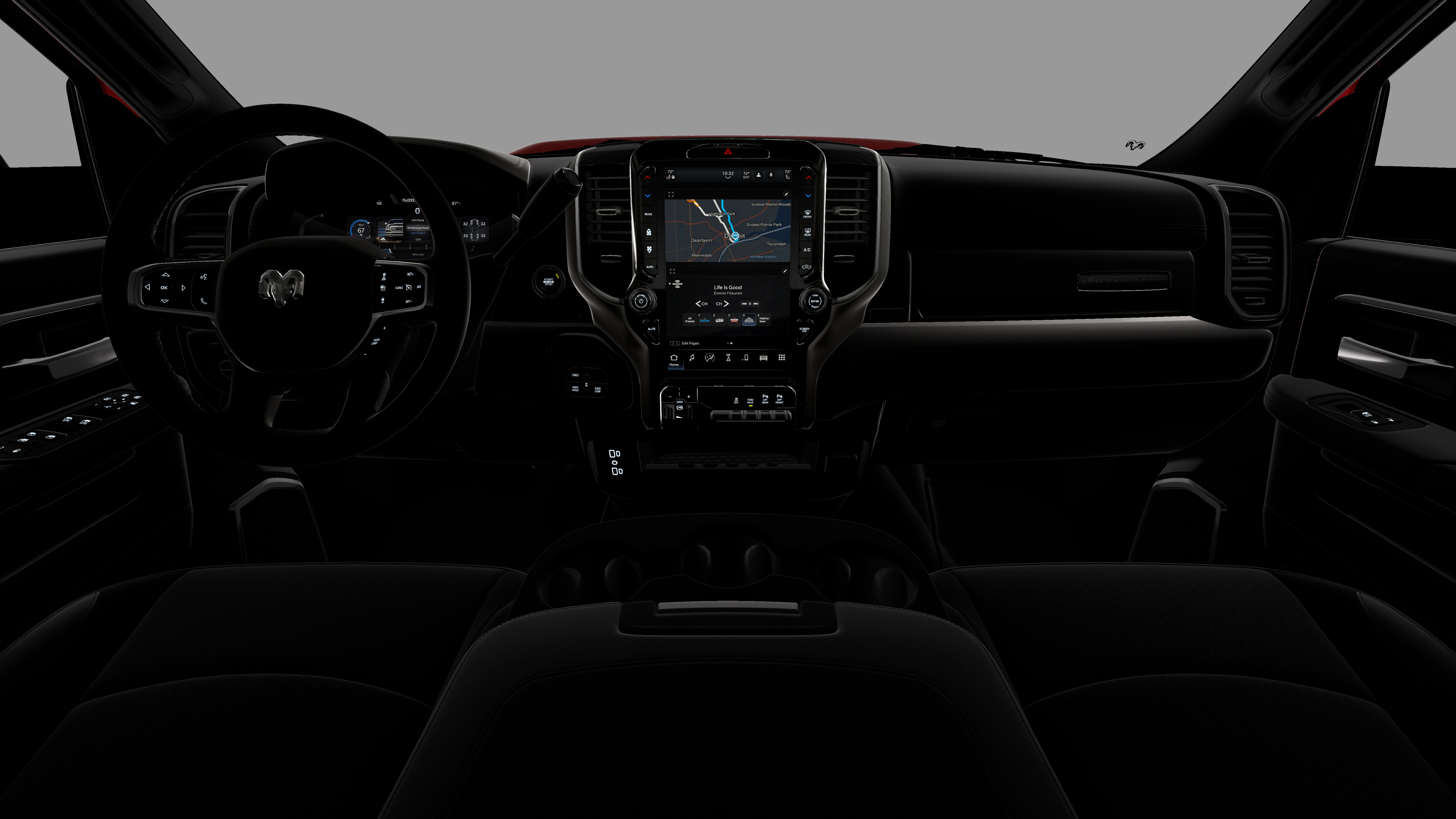New 2026 Molten Red Pearl-Coat Exterior Paint RAM LARAMIE image 18
