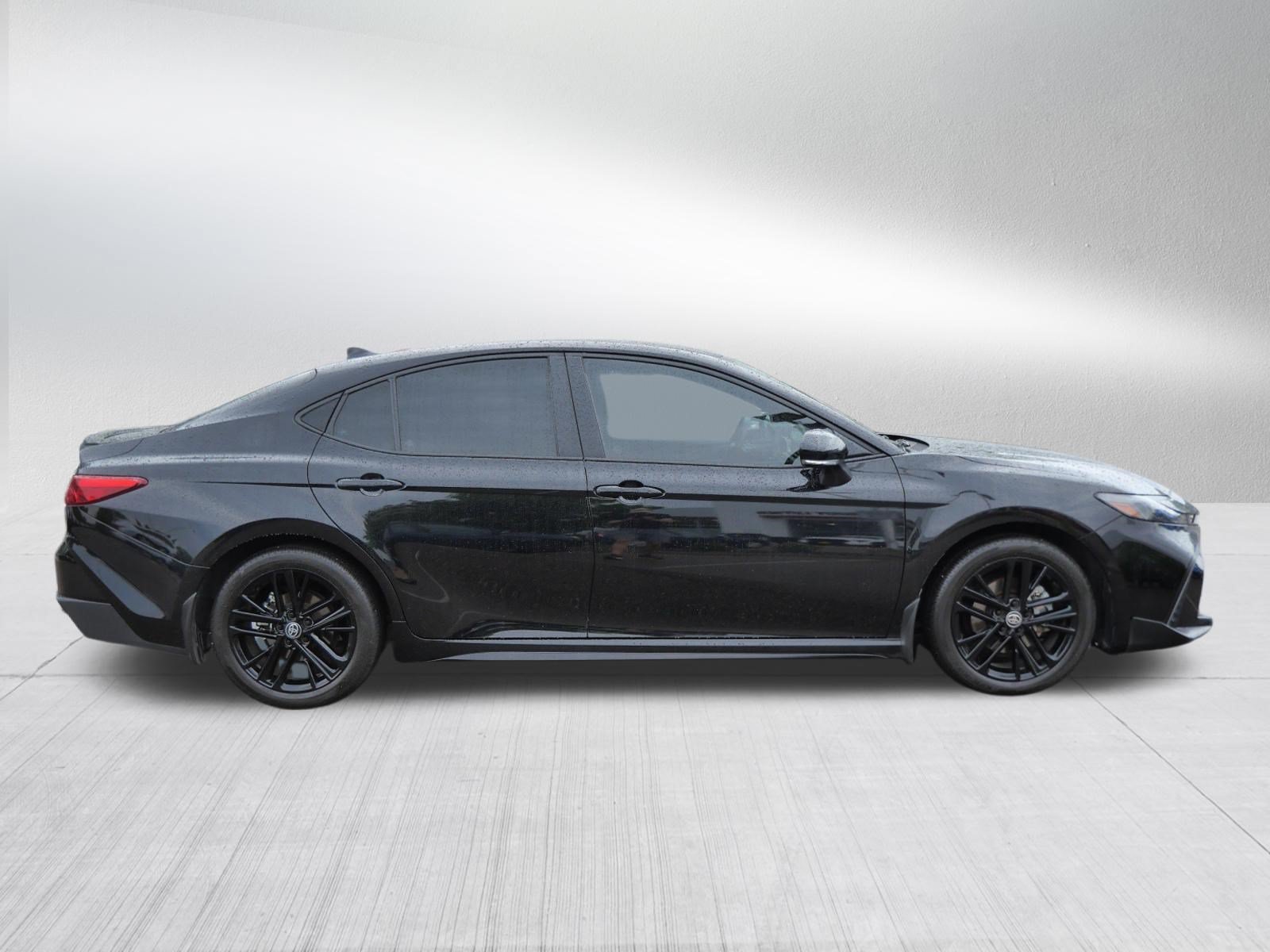 Used 2025 Midnight Black Metallic Toyota SE image 9
