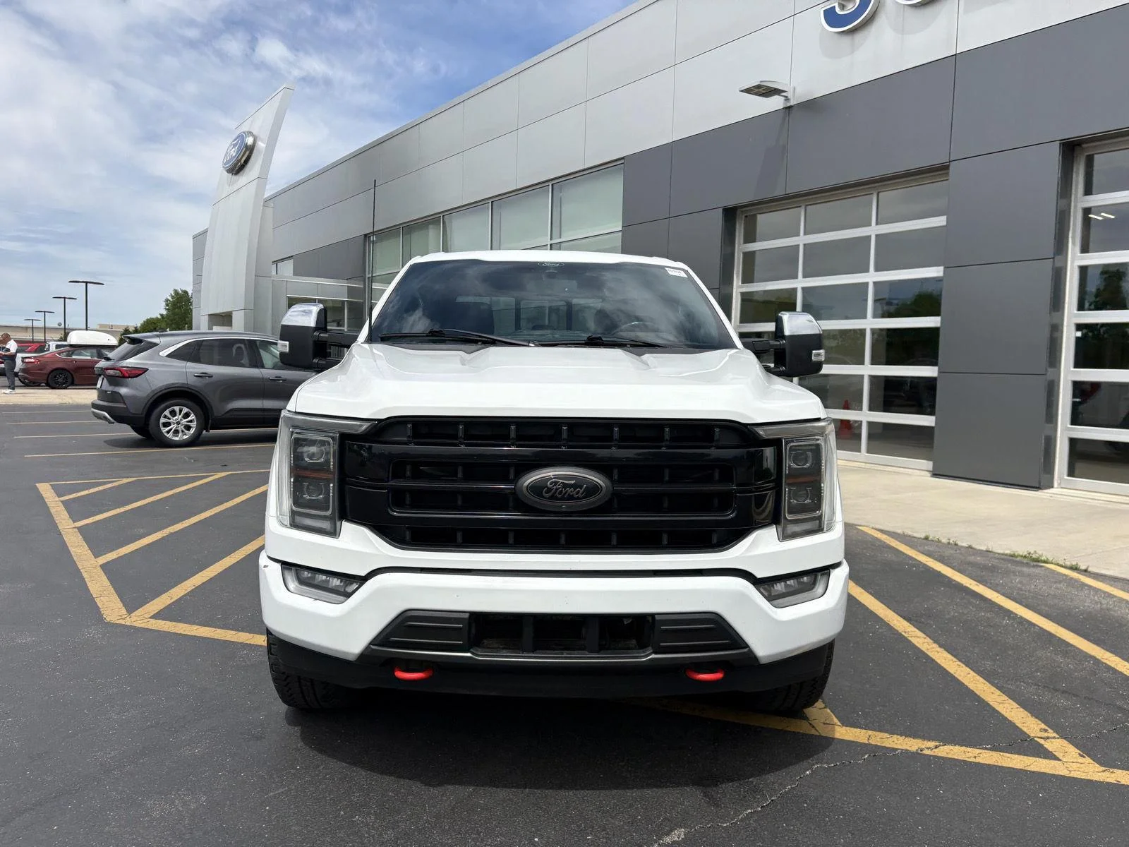 Used 2021 Oxford White Ford LARIAT image 2