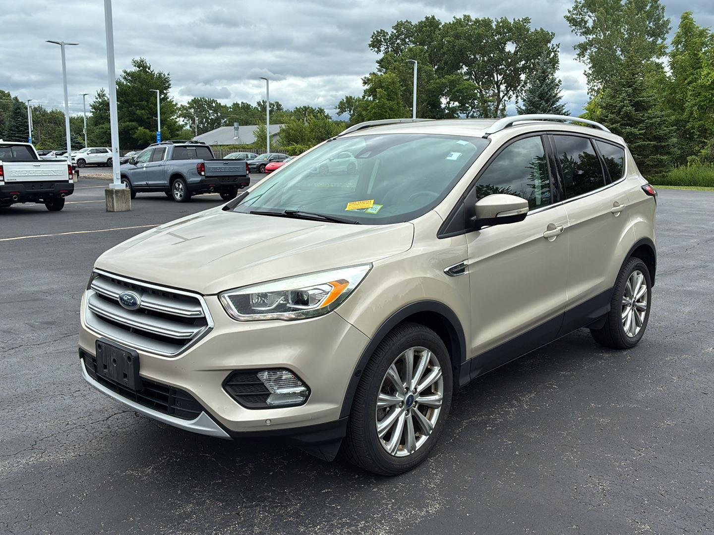 Used 2017 White Gold Ford Titanium image 13