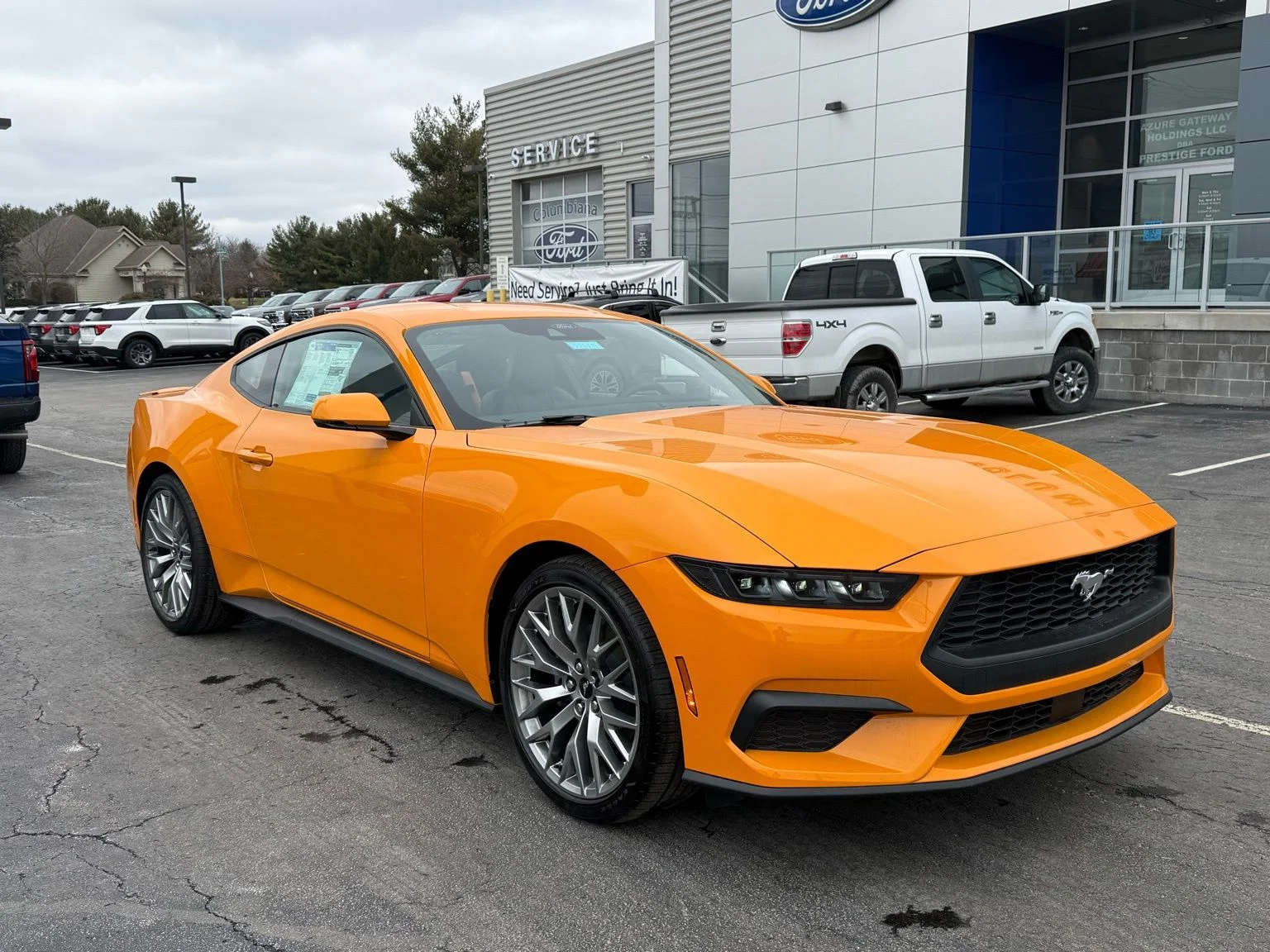 New 2026 Orange Fury Metallic Tri-coat Ford EcoBoost® Premium Fastback image 14