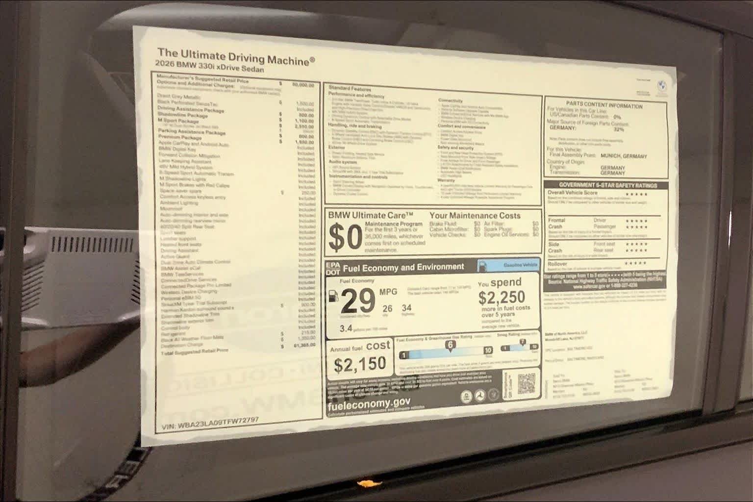 New 2026 Dravit Grey Metallic BMW 330i xDrive image 22