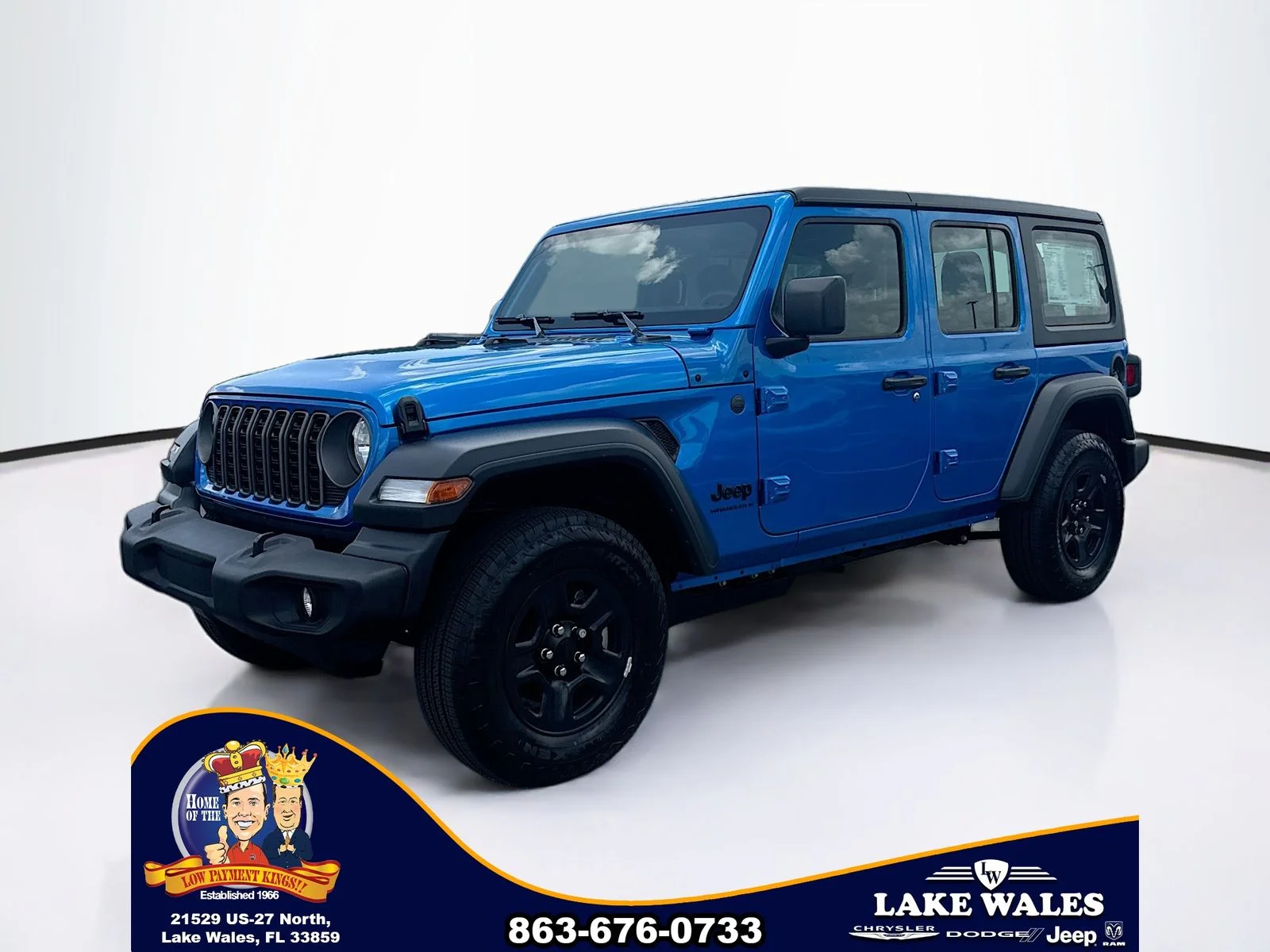 New 2026 Hydro Blue Pearl-Coat Exterior Paint Jeep Sport image 2