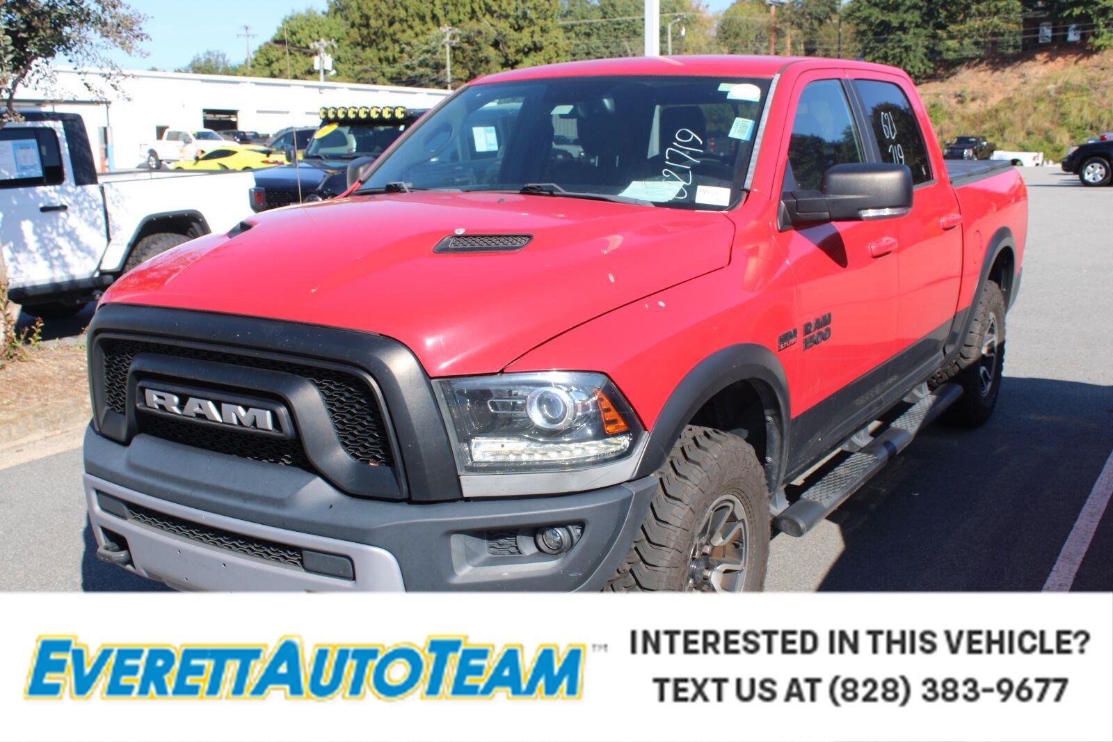 Used 2017 Flame Red Clearcoat Ram Rebel image 1