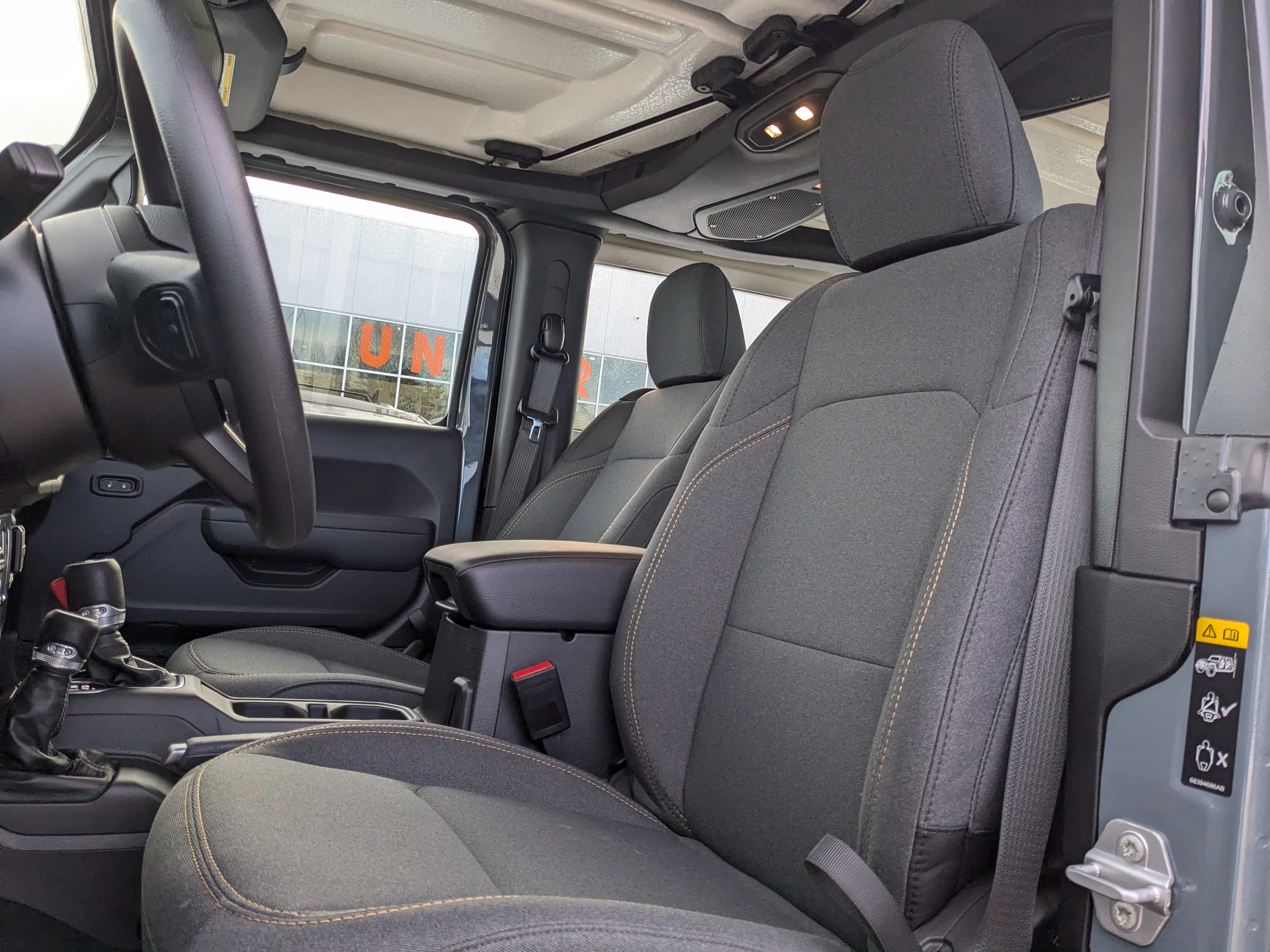New 2026 Grey Jeep Sport - - 2.0L Turbo Engine - 12.3 Uconnect 5 Display - Black Freedom Hardtop - 8-Speed Auto & More image 13