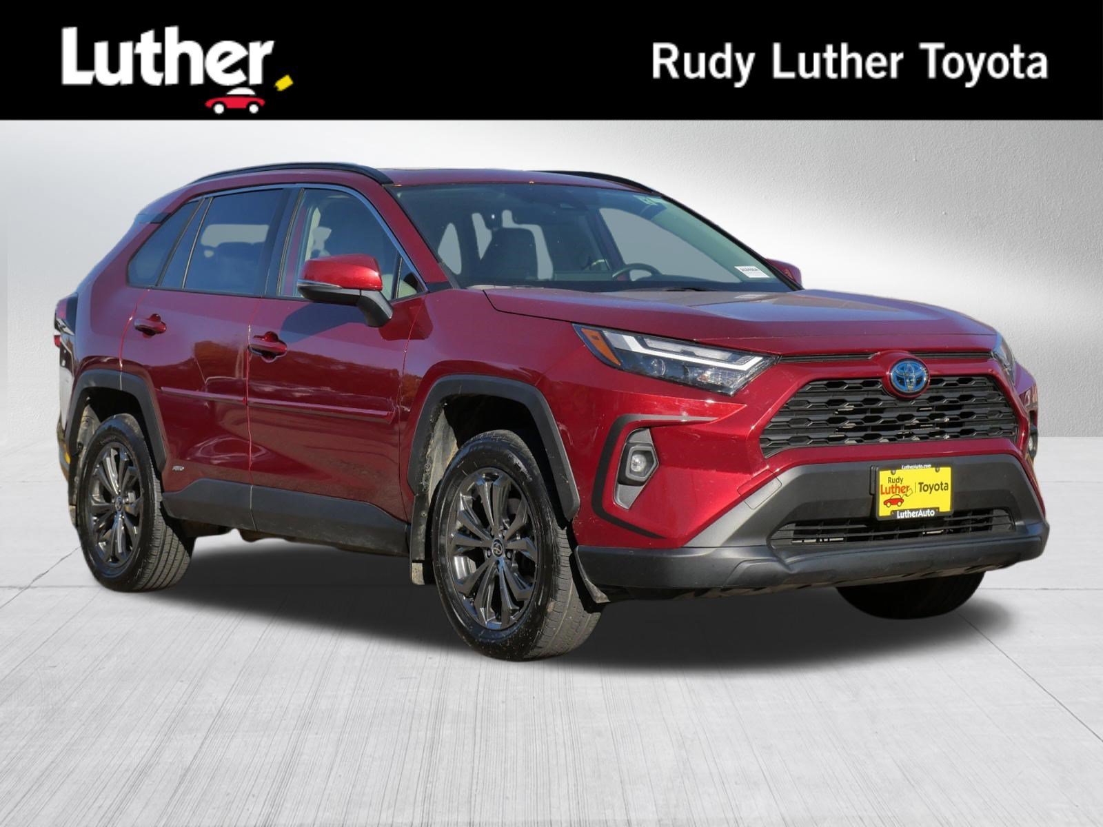 Certified Used 2022 Ruby Flare Pearl Toyota Hybrid XLE Premium image 1