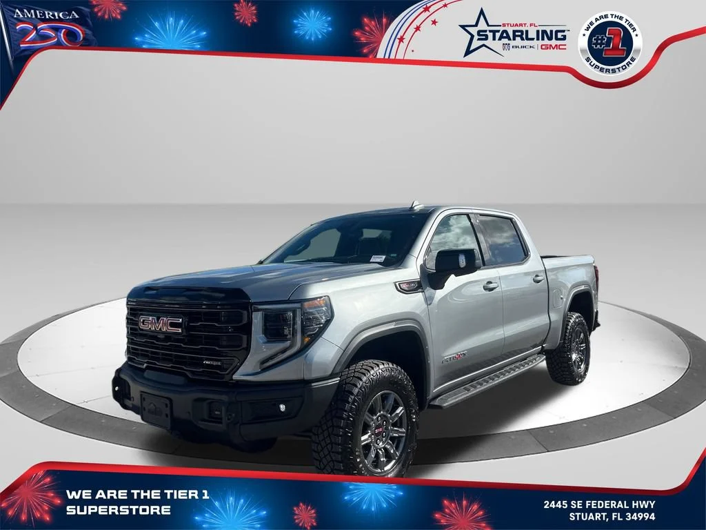 New 2026 Sterling Metallic GMC AT4X image 1