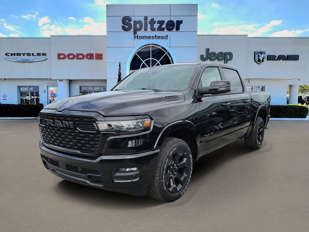 New 2026 Diamond Black Crystal Pearl-Coat Exterior Paint RAM Big Horn/Lone Star image 4