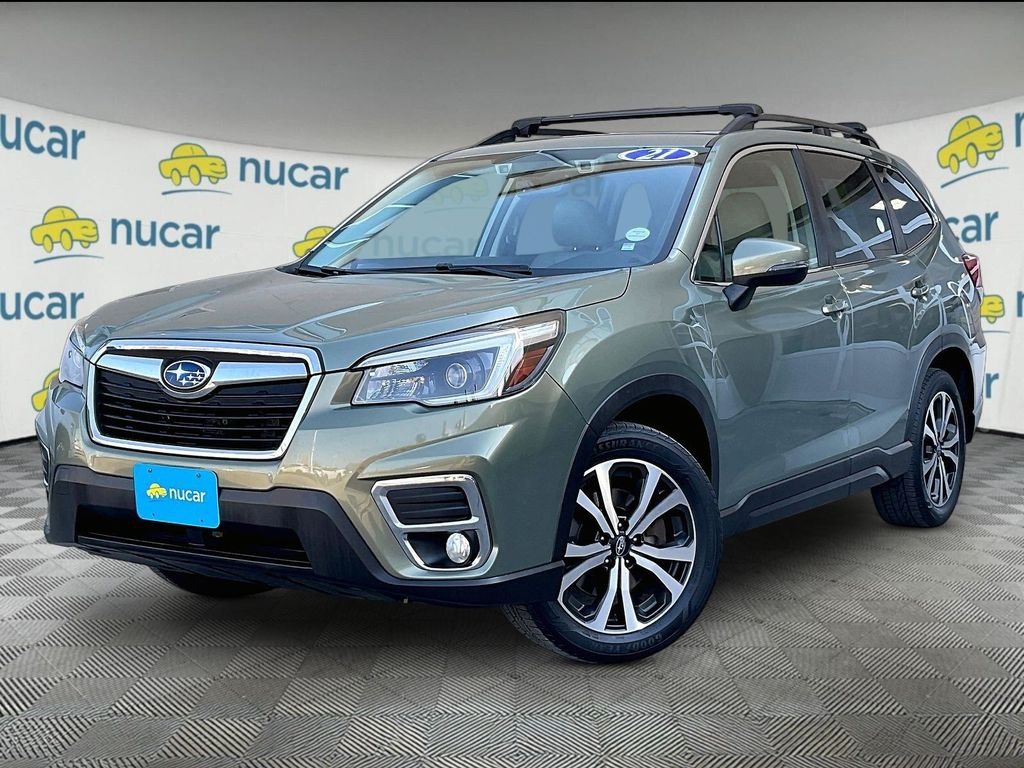 Used 2021 Green Subaru Limited image 3