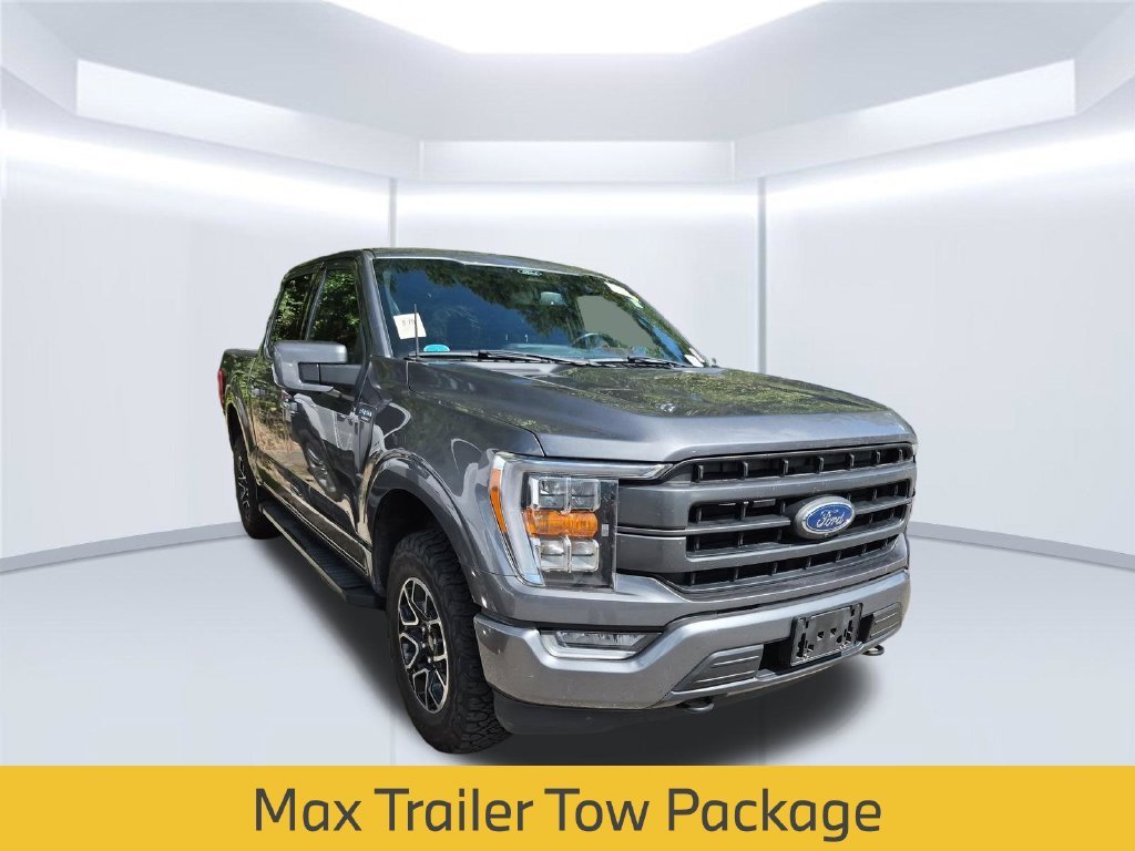 Used 2022 Gray Metallic Ford Lariat image 3