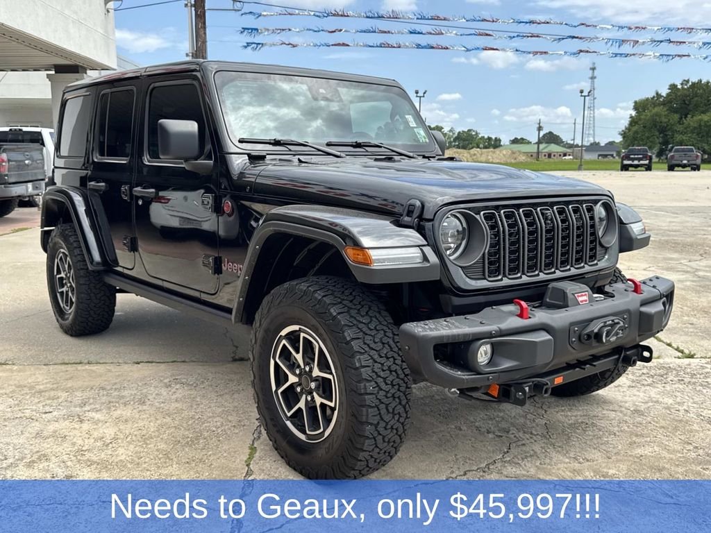 Used 2024 Black Jeep Rubicon X image 2