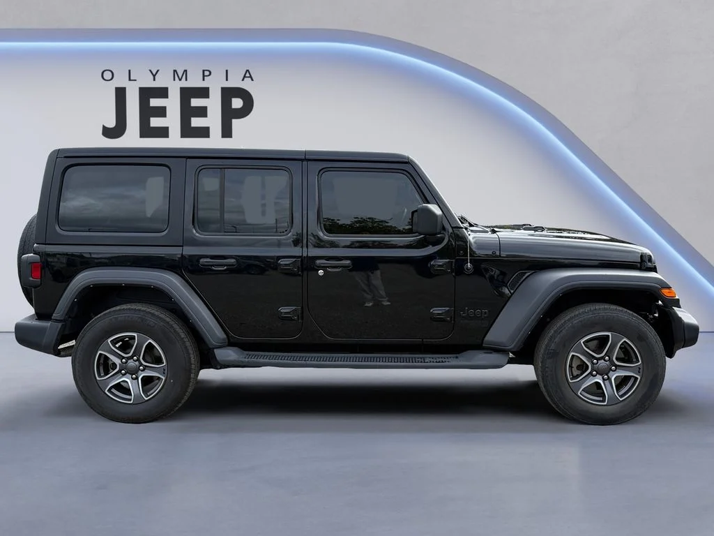 Used 2021 Black Jeep Unlimited Sport S image 8