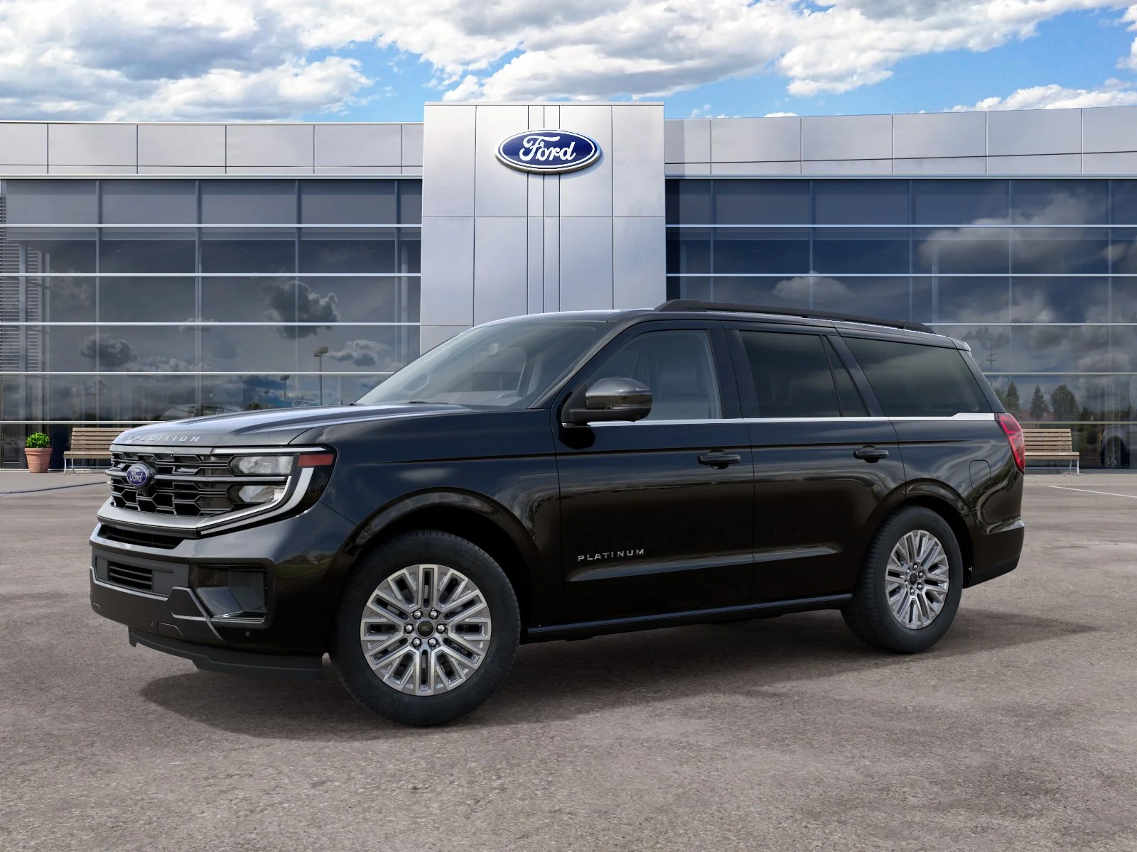 New 2027 Agate Black Metallic Ford Platinum image 1