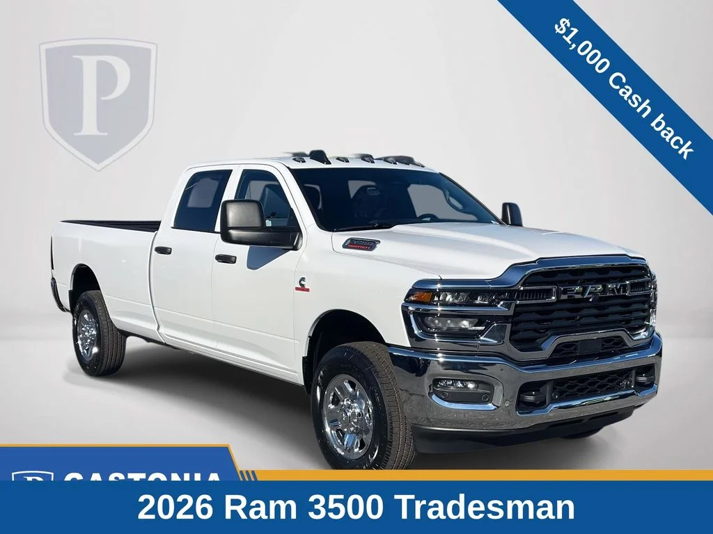 New 2026 Bright White Clear-Coat Exterior Paint RAM Tradesman image 1