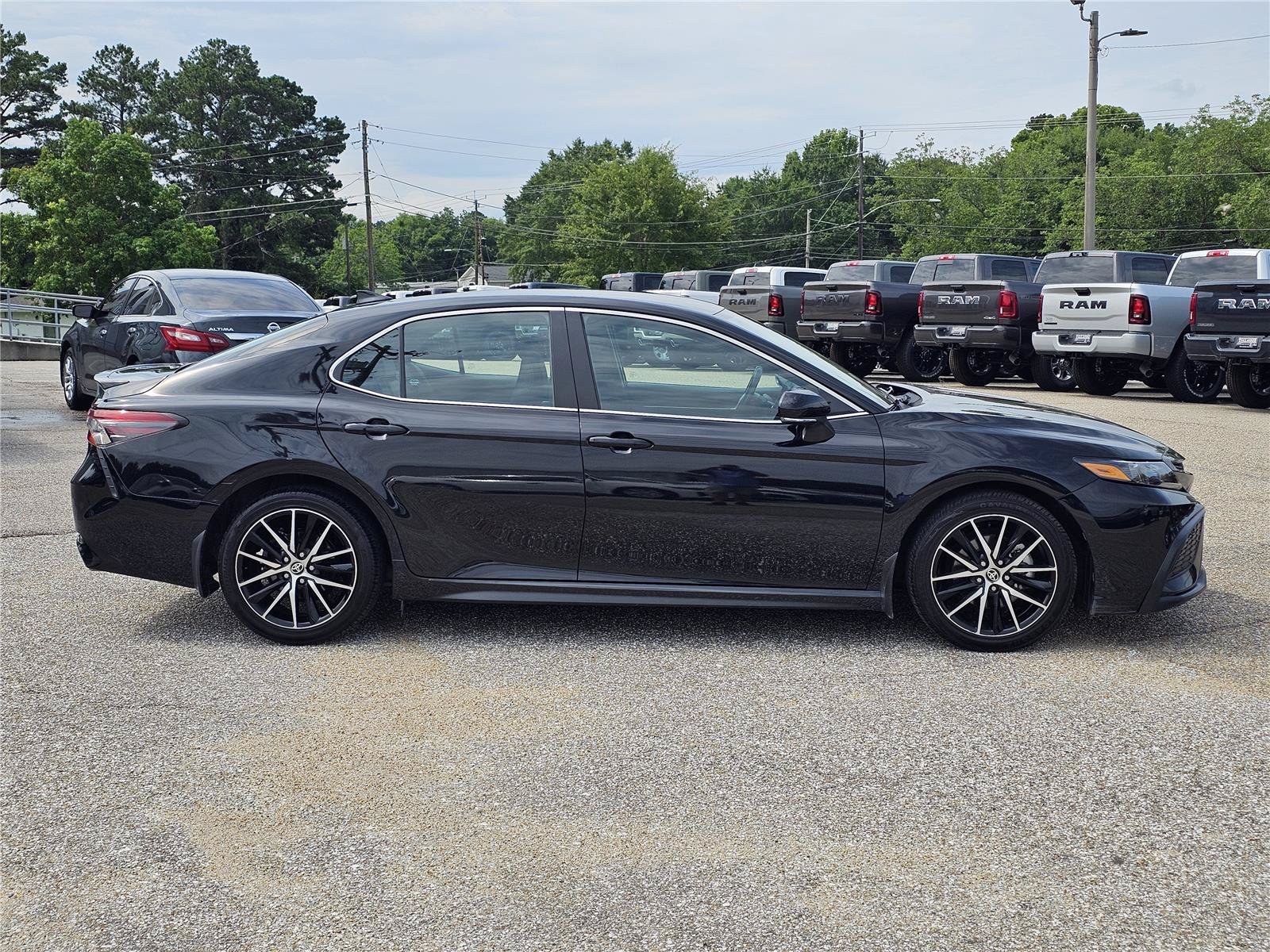 Used 2024 Midnight Black Metallic Toyota SE image 7