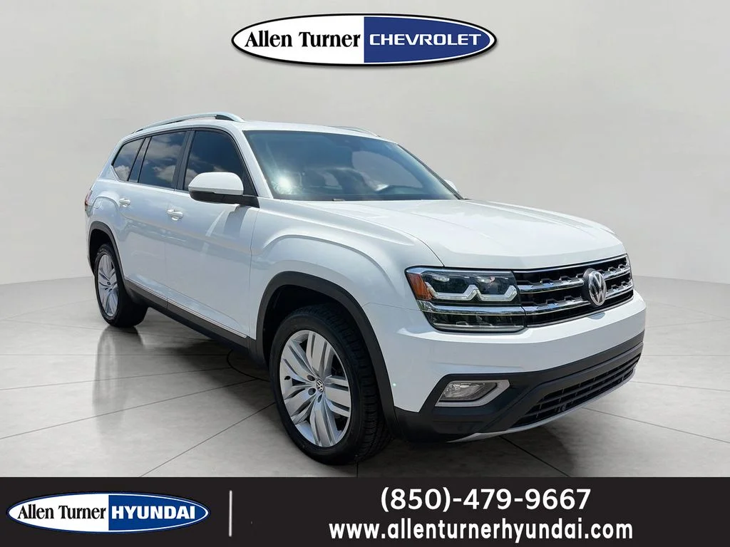 Used 2019 Pure White Volkswagen SEL image 1