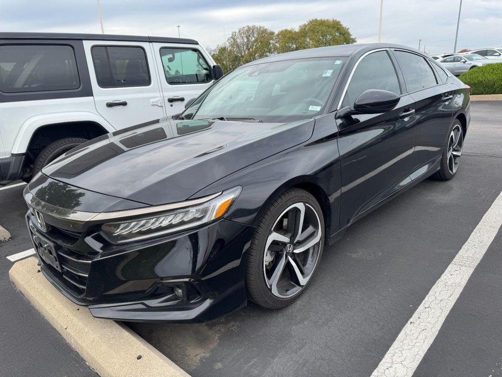 Used 2022 Crystal Black Pearl Honda Sport image 3