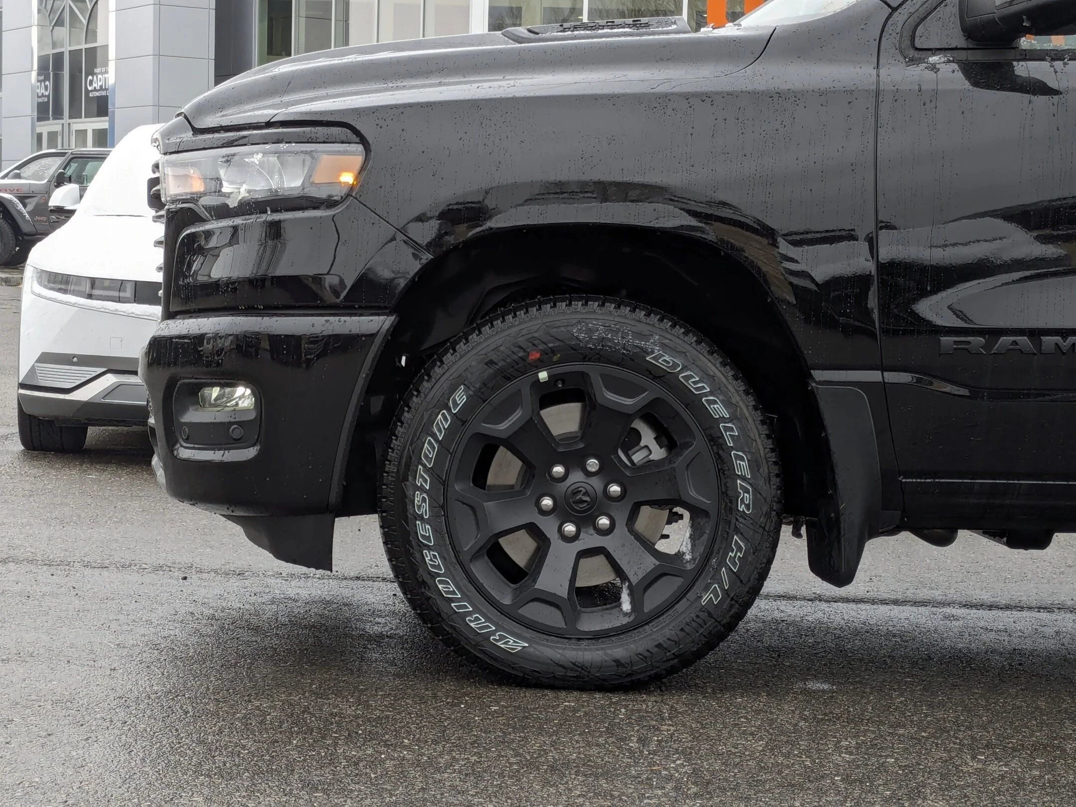 New 2026 Black RAM Sport - - Pano Sunroof - Sport Perf Hood - Anti-Spin Rear Axle - Trailer Brake Control & More! image 9