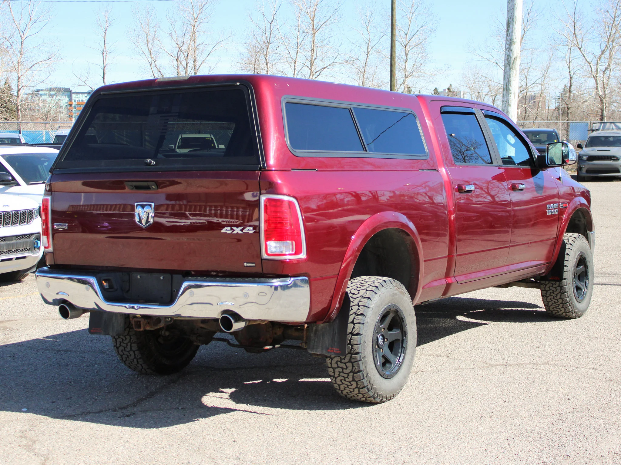 Used 2016 Red RAM Laramie * Mechanic Special | Diesel | Heated/Vented Leather Seats | Canopy | Navigation | Fuel Rims image 12