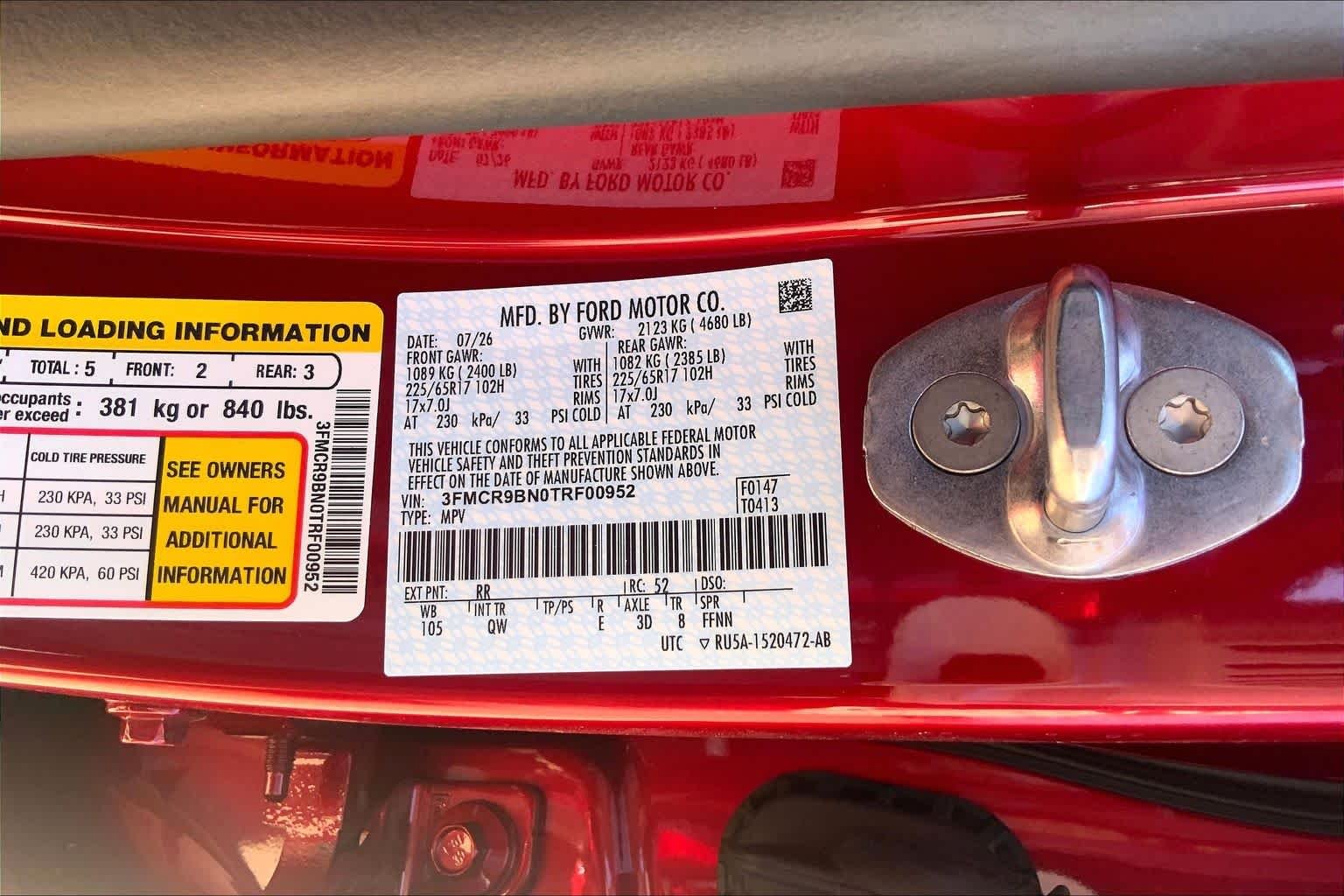 New 2026 Ruby Red Metallic Tinted Clearcoat Ford Big Bend® image 21