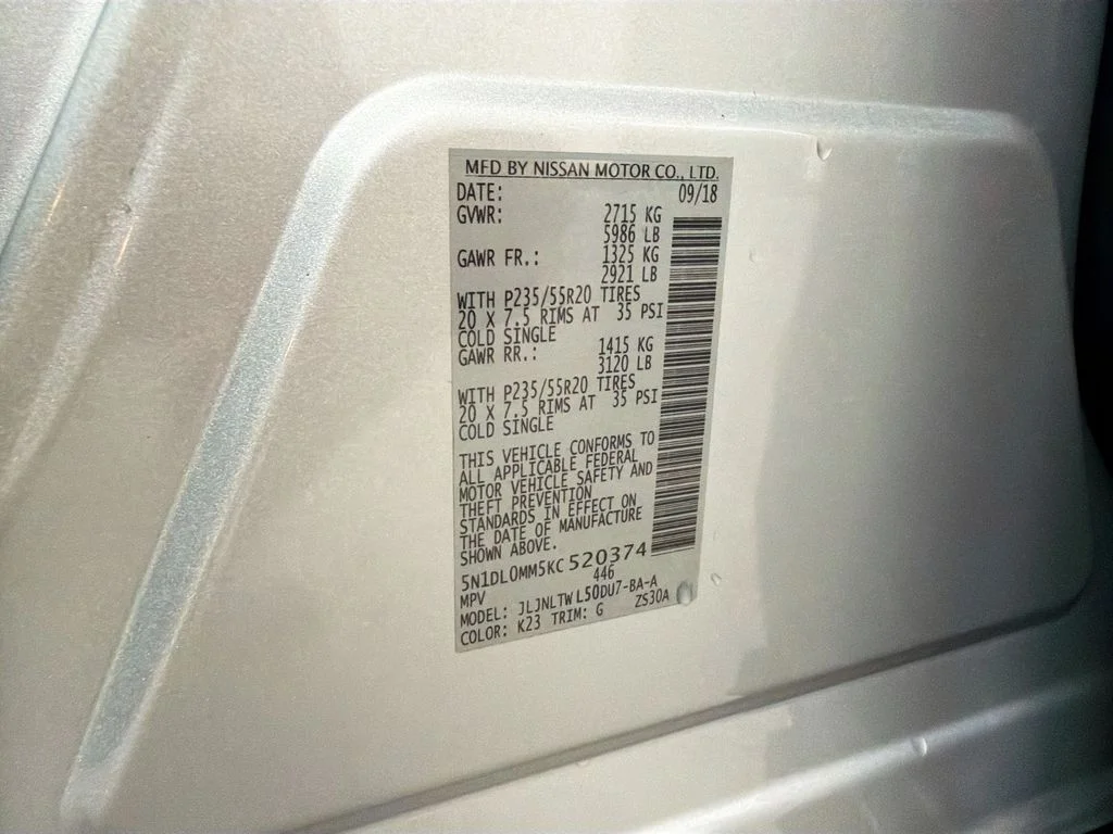Used 2019 Liquid Platinum INFINITI LUXE image 36