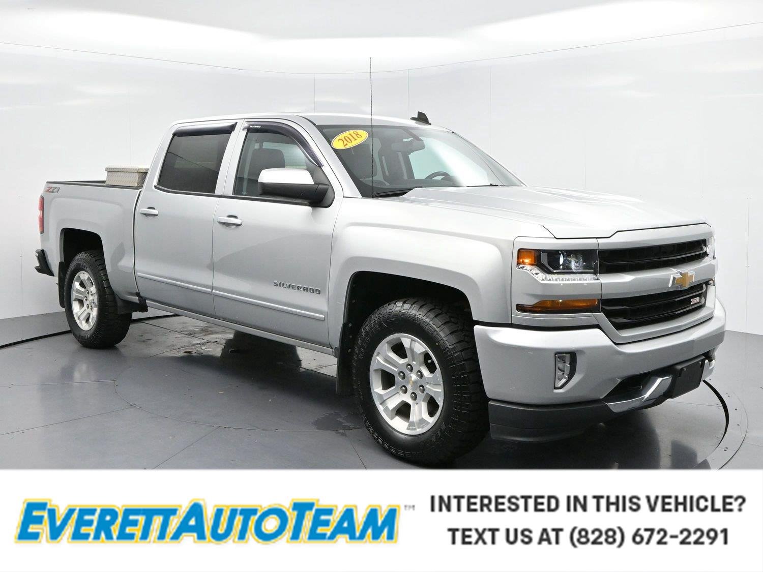 SILVER ICE METALLIC 2018 Chevrolet Silverado 1500 Pickup Truck Four-Wheel Drive 