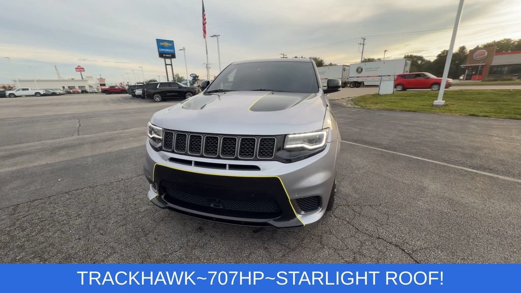Used 2018 Silver Jeep Trackhawk 4x4 image 3