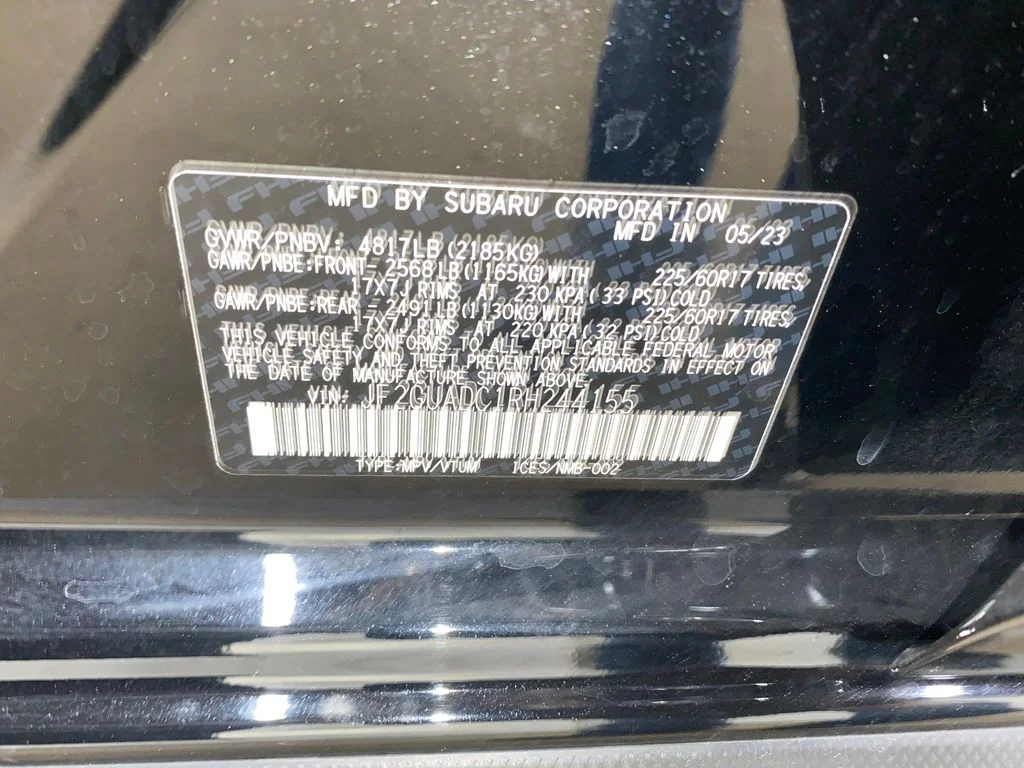 Certified Used 2024 Black Subaru Premium image 28