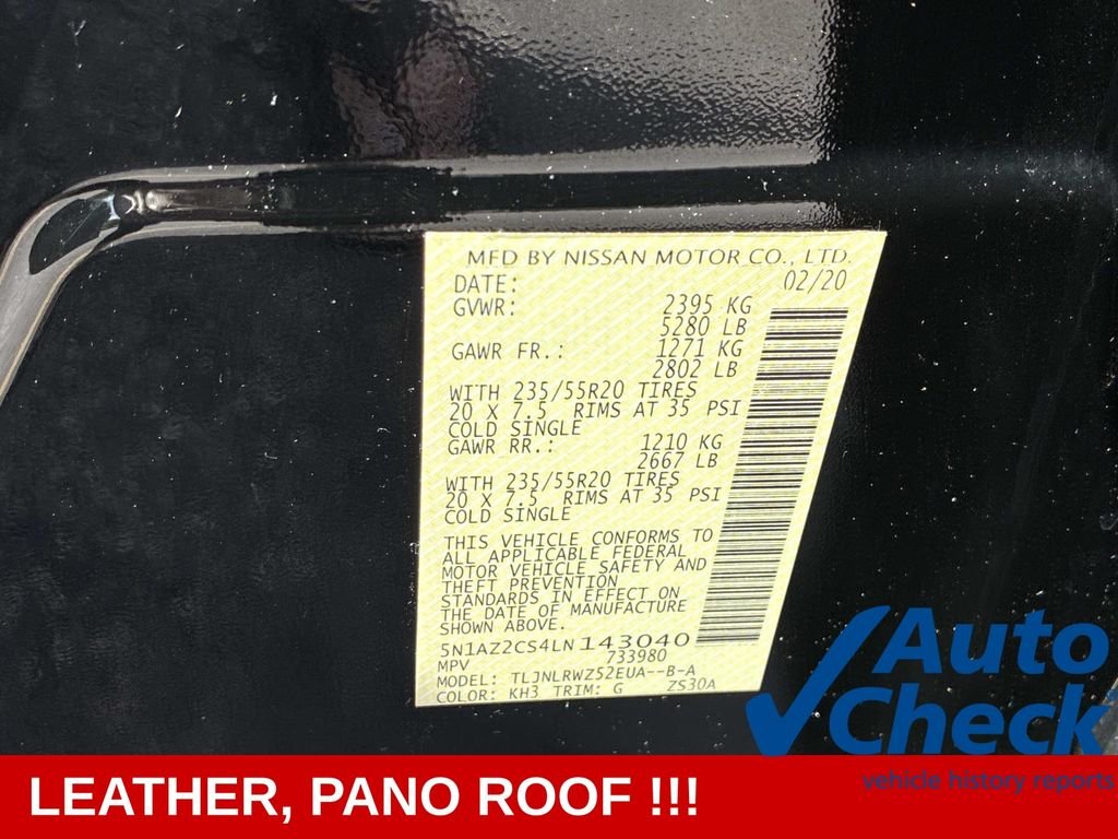 Used 2020 Black Nissan SL image 25